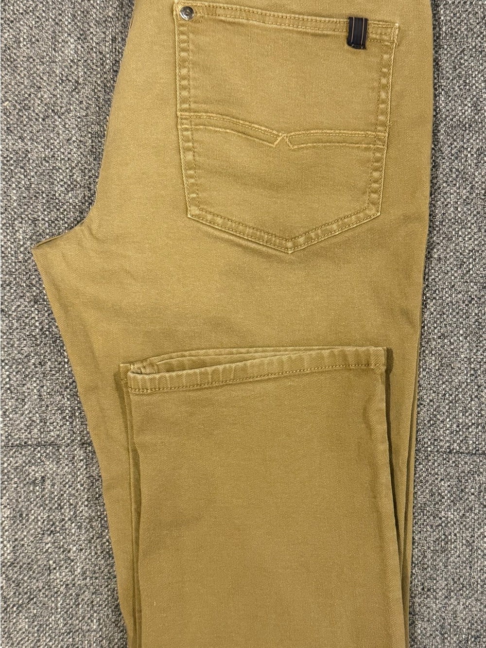 Buffalo David Bitton Slim Straight Jeans in Mustard